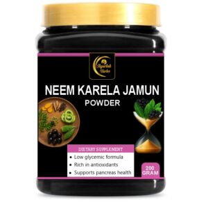 Karela Jamun Powder - 100% Natural Supplement for Managing Blood Sugar